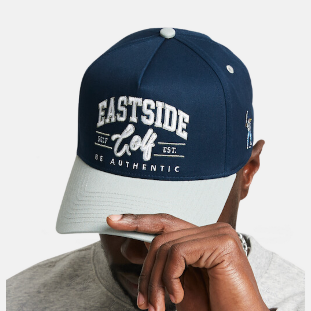Eastside Golf True Navy/Mineral Green Five Panel Hat
