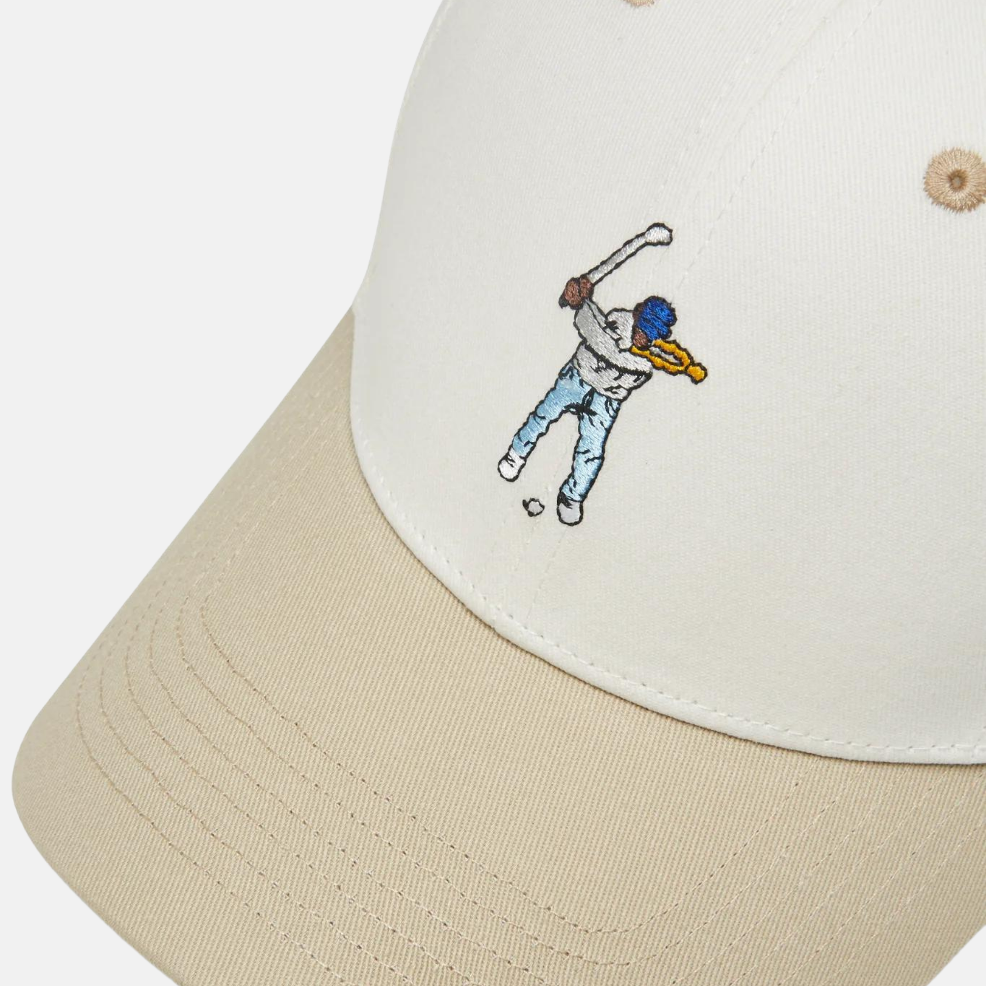 Eastside Golf Jet Stream/Pale Khaki Six Panel Two Tone Hat