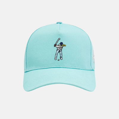 Eastside Golf Aqua Sky 5 Panel Monochrome Snapback Hat