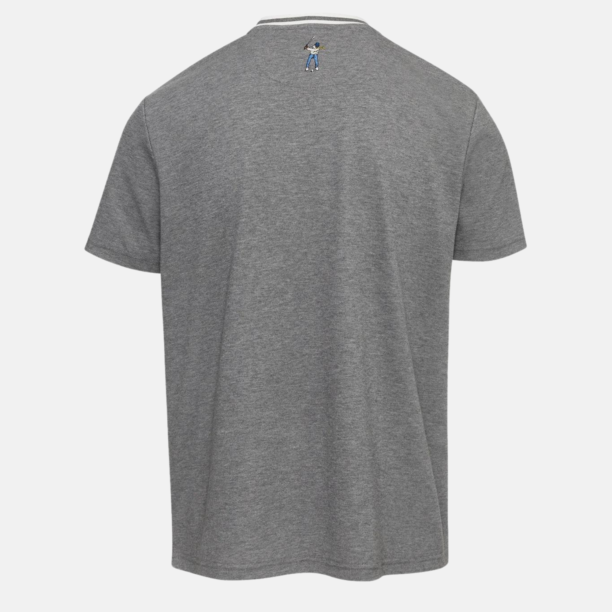 Eastside Golf Heather Grey Short Sleeve Pique Crew T-Shirt