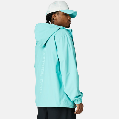 Eastside Golf Aqua Sky Shattered Swing Windbreaker Jacket