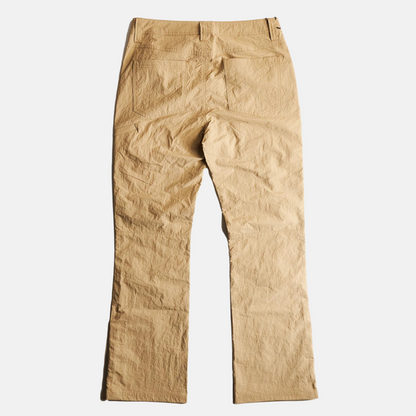 Embellish Khaki Brunswick Flare Pants