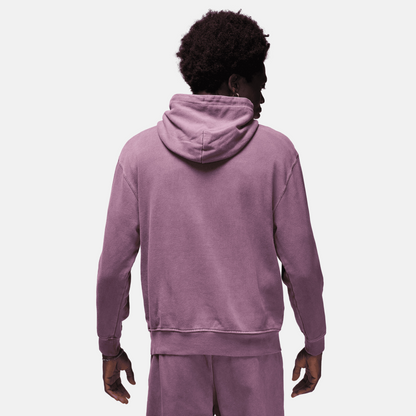 Air Jordan Essentials Statement Fleece Washed Purple Pullover Hoodie