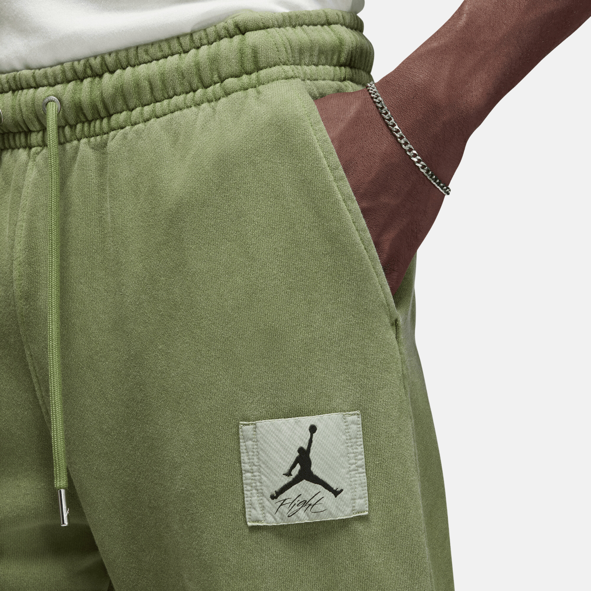 Air Jordan Essentials Fleece Washed Green Pants