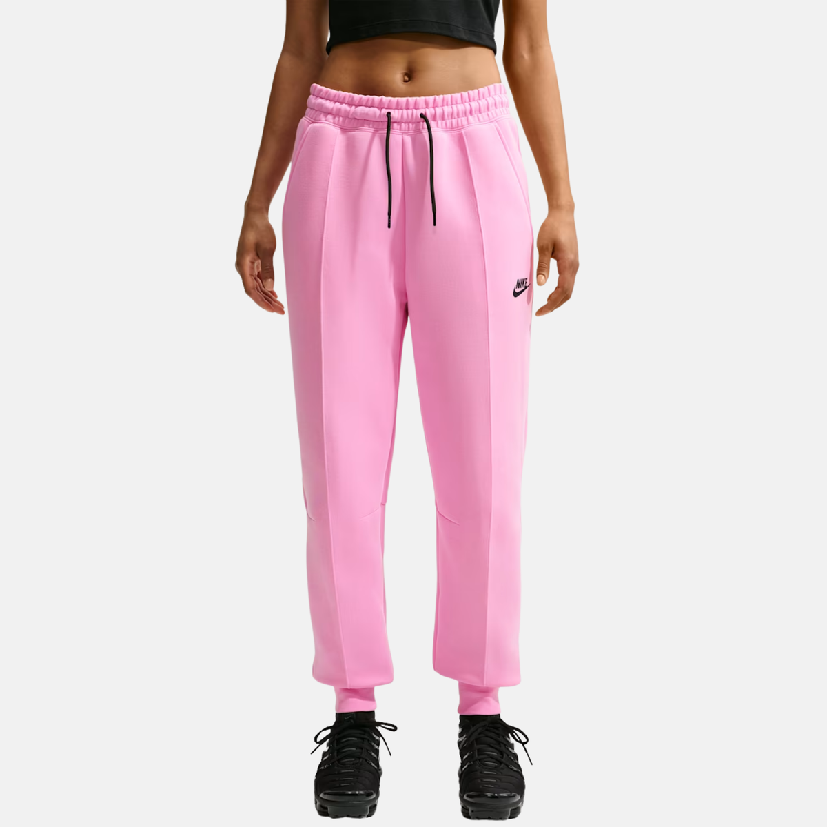 Nike Sportswear Women's Tech Fleece Pink Mid Rise Joggers