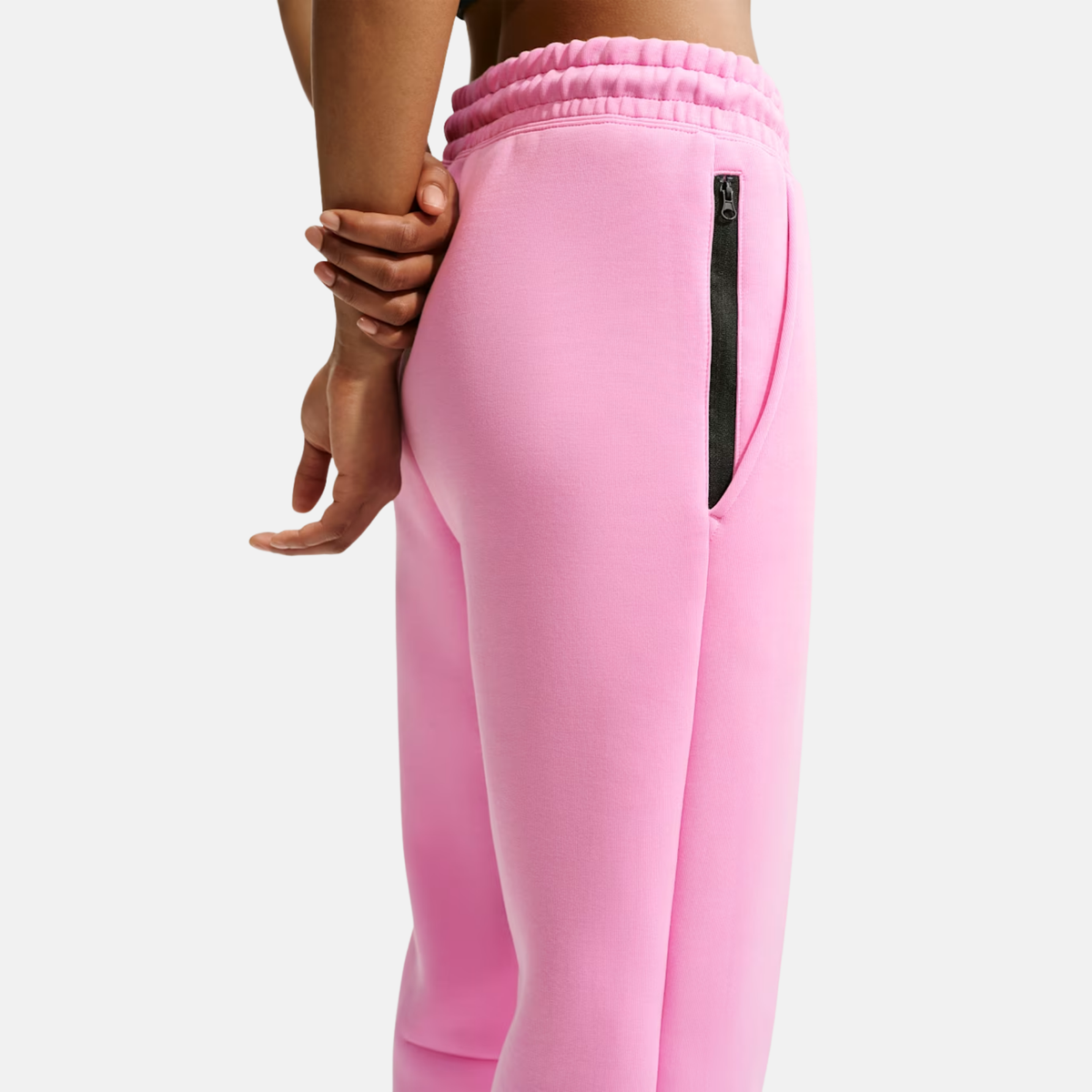 Nike Sportswear Women's Tech Fleece Pink Mid Rise Joggers
