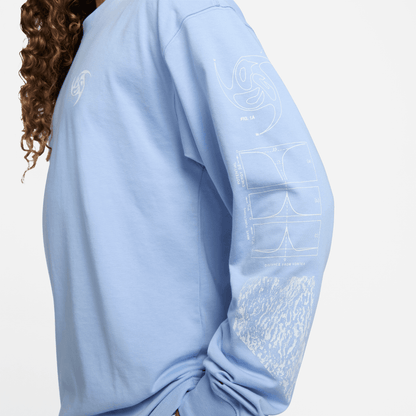 Nike ACG 'Map' Long-Sleeve Blue T-Shirt