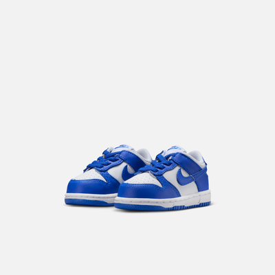 Nike Kids Dunk Low White Royal (TD)