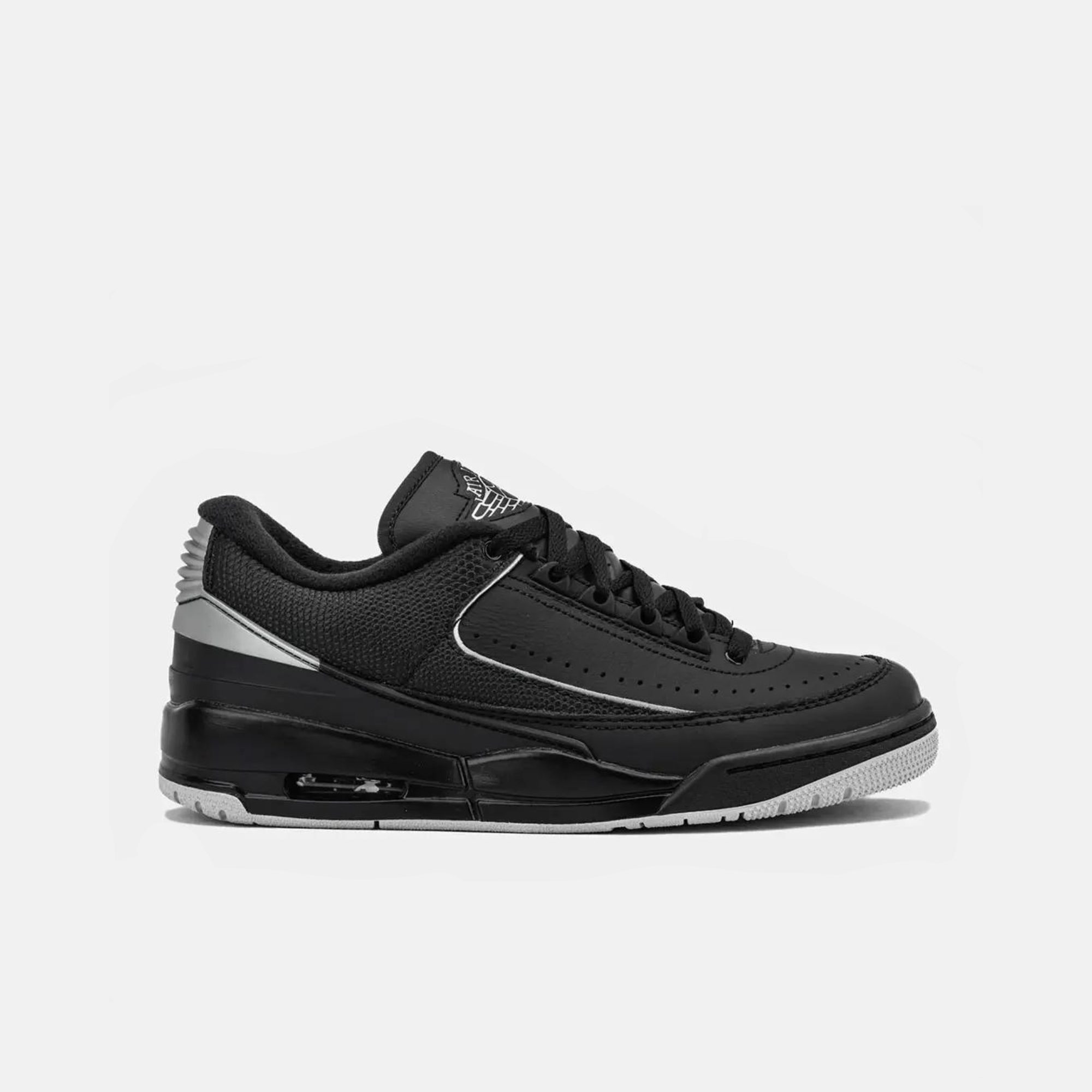 Air Jordan Big Kids' 2/3 Black Metallic Silver (GS)