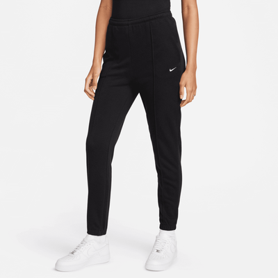Nike Women's Sportswear Chill Terry Black Slim High-Waisted French Terry Sweatpants