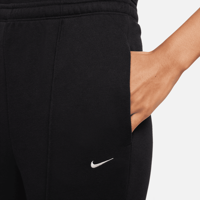 Nike Women's Sportswear Chill Terry Black Slim High-Waisted French Terry Sweatpants