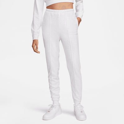 Nike Women's Sportswear Chill Terry Birch Heather Slim High-Waisted French Terry Sweatpants