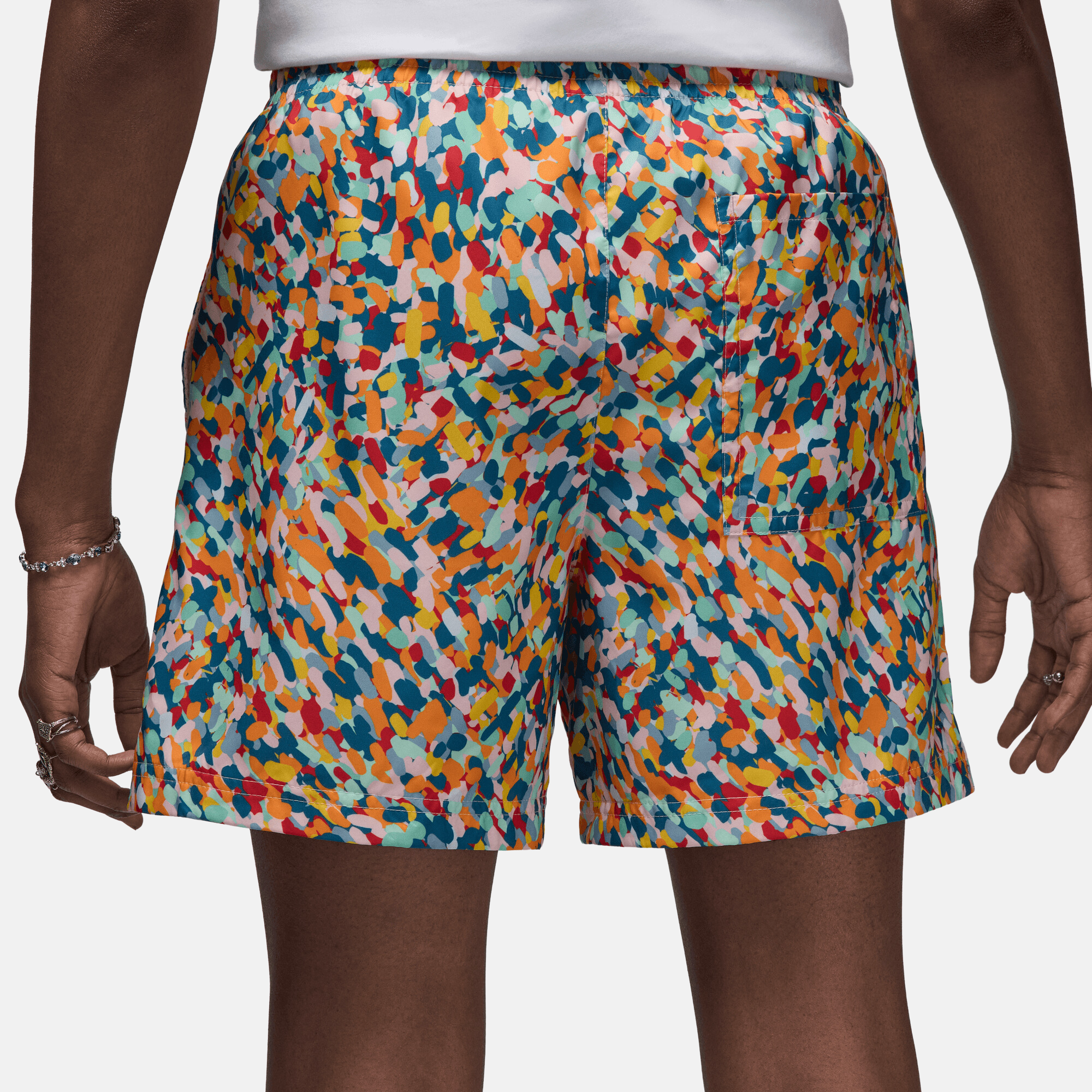 Air Jordan Essentials Pink Pointillism Poolside Shorts