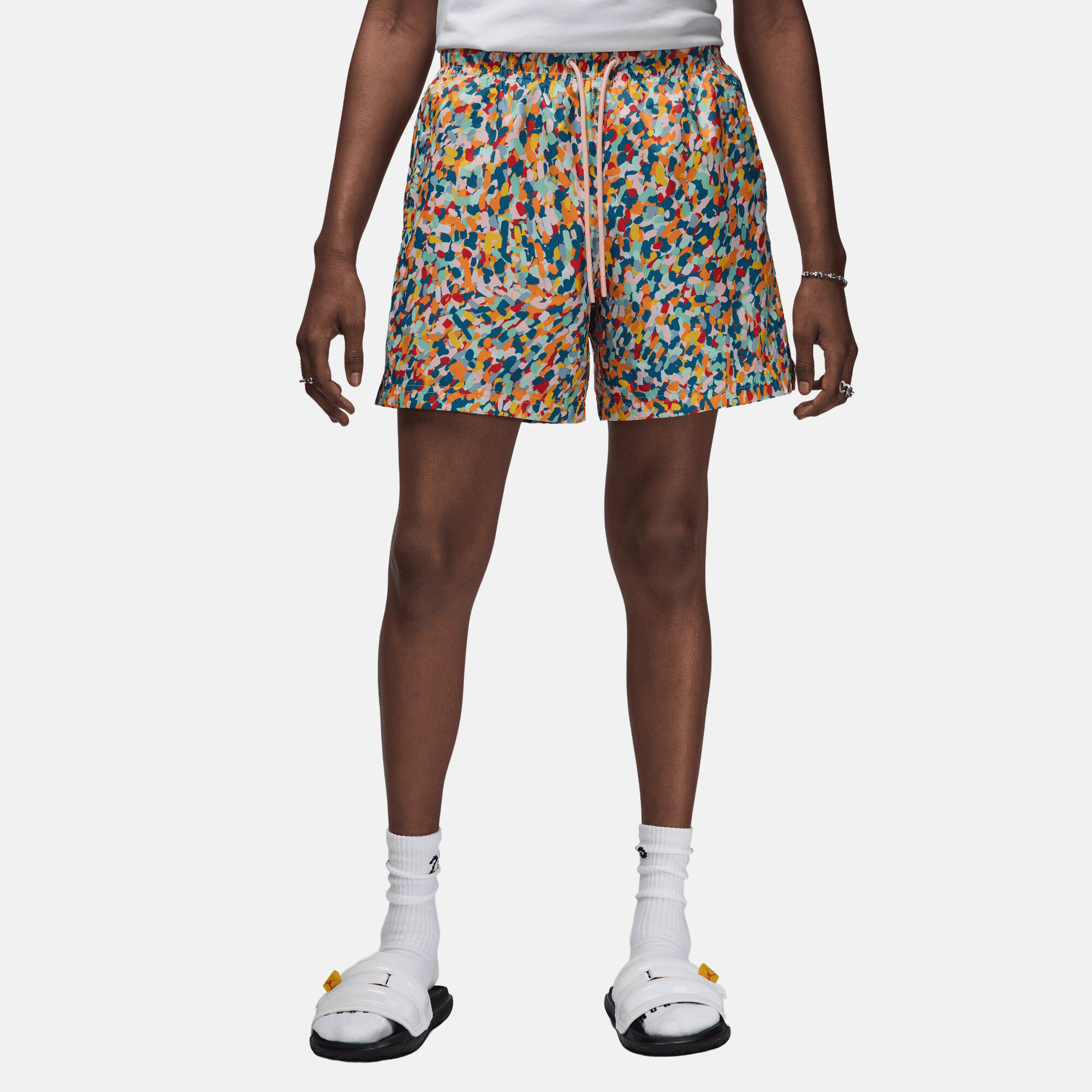 Air Jordan Essentials Pink Pointillism Poolside Shorts