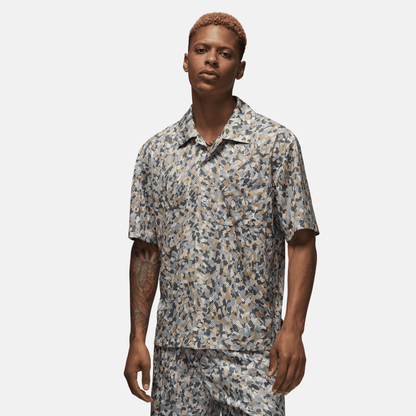 Air Jordan Essentials Green Pointillism Poolside Shirt