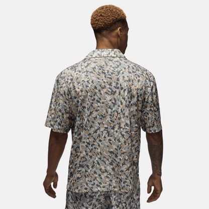 Air Jordan Essentials Green Pointillism Poolside Shirt