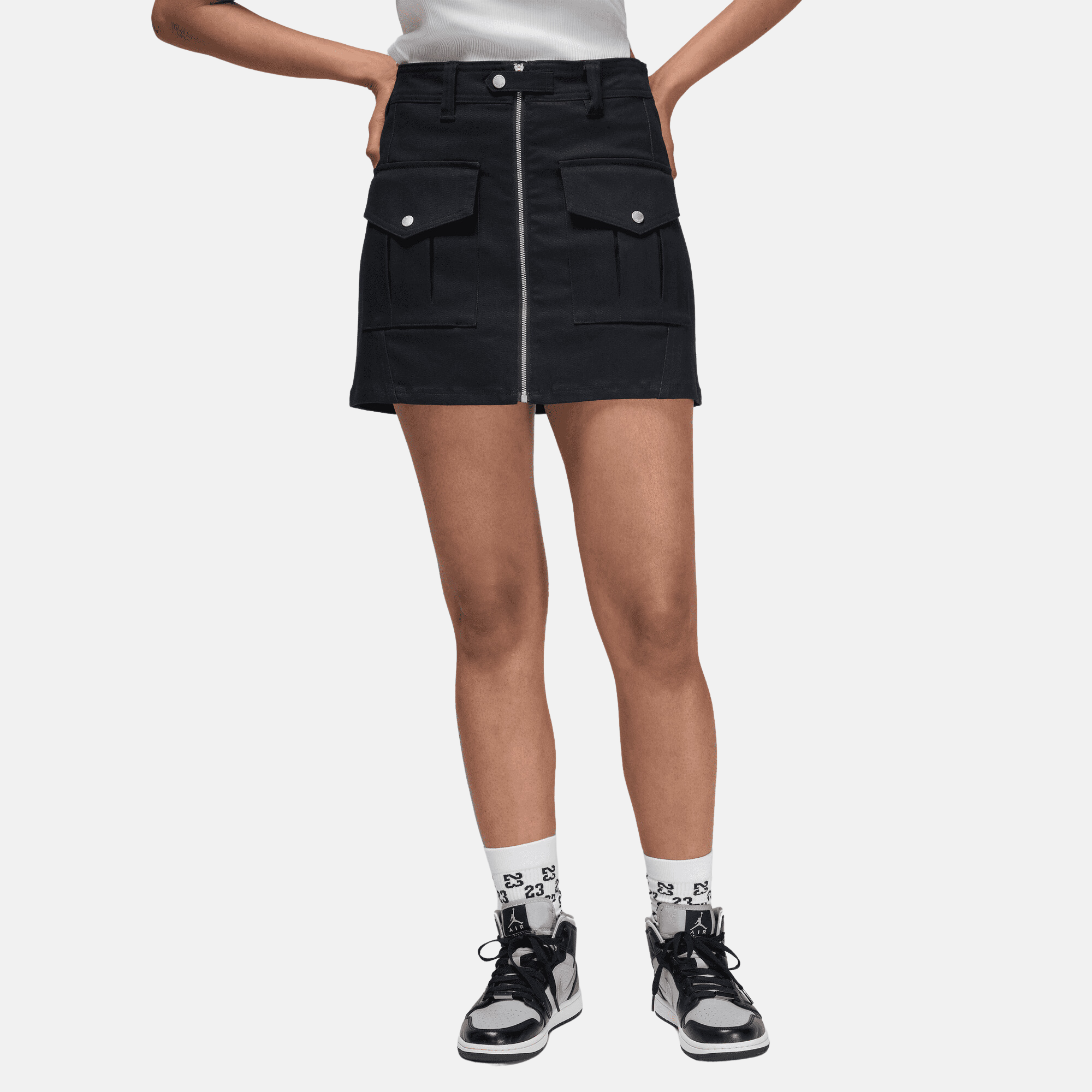 Air Jordan Women's Black Utility Skirt