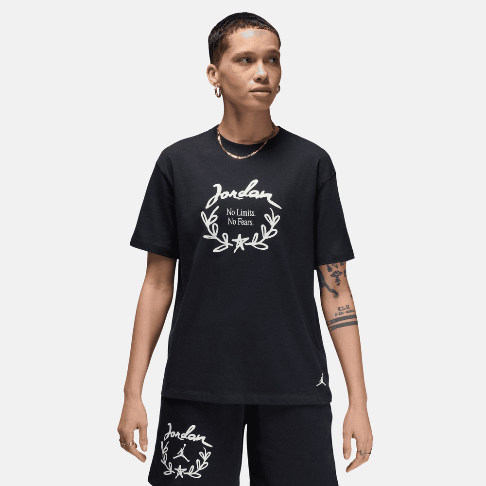 Air Jordan Women's Black Graphic Girlfriend T-Shirt