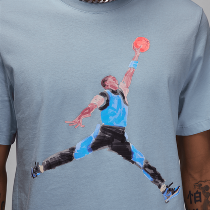 Air Jordan Brand Blue Grey T-Shirt