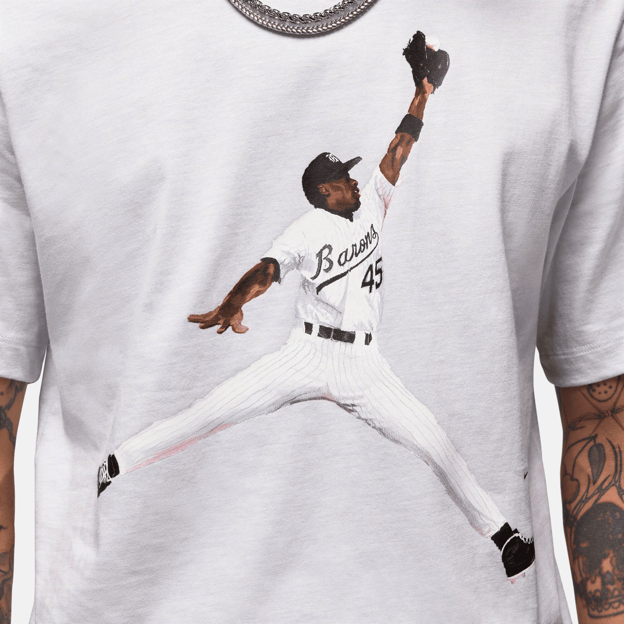 Air Jordan Flight MVP White Baseball T-Shirt