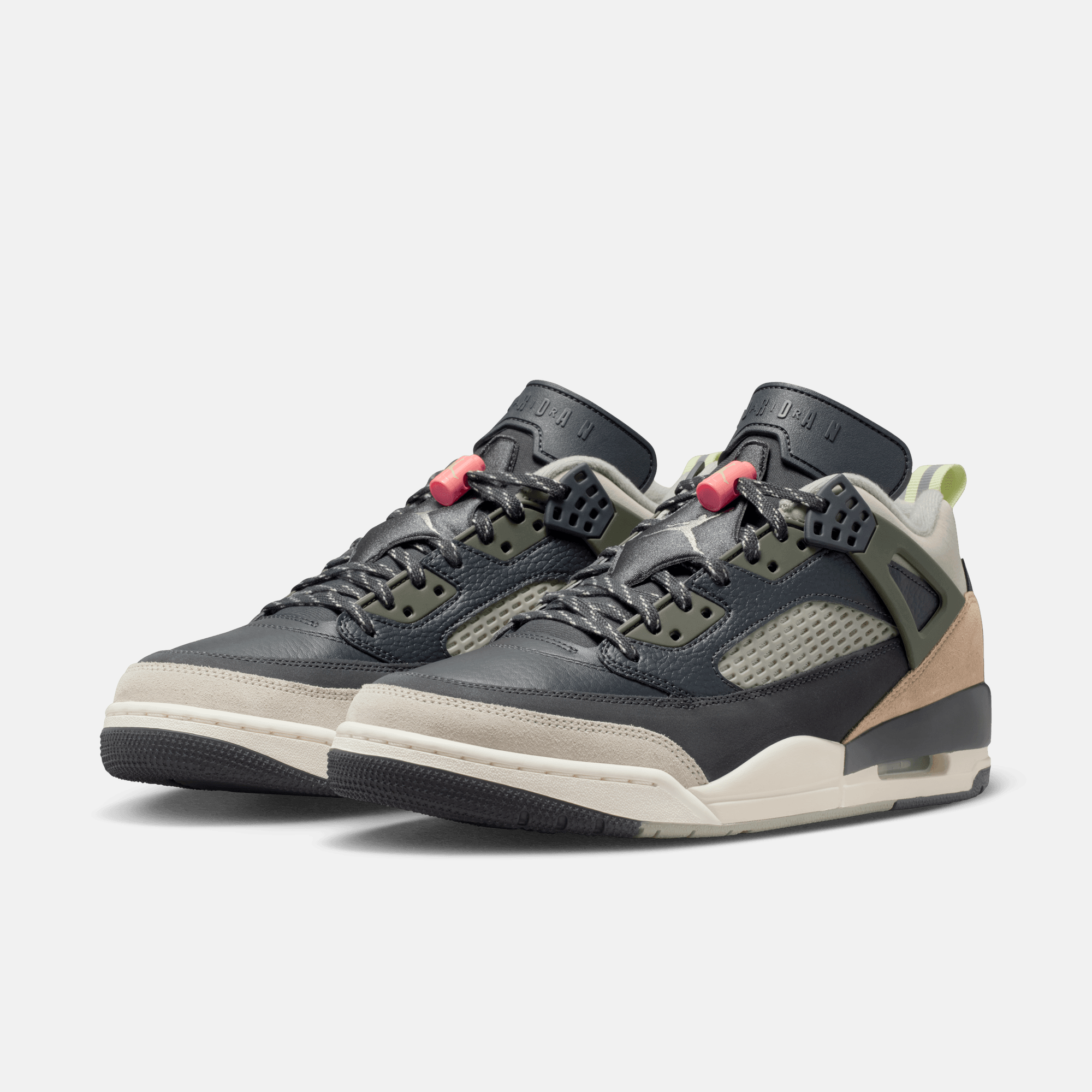 Air Jordan Spizike Low Anthracite Mango Cargo Khaki
