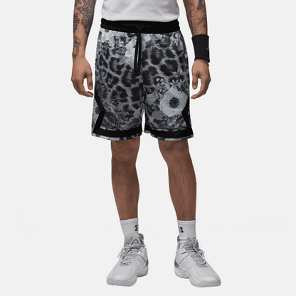 Air Jordan Sport Black Grey Diamond Shorts