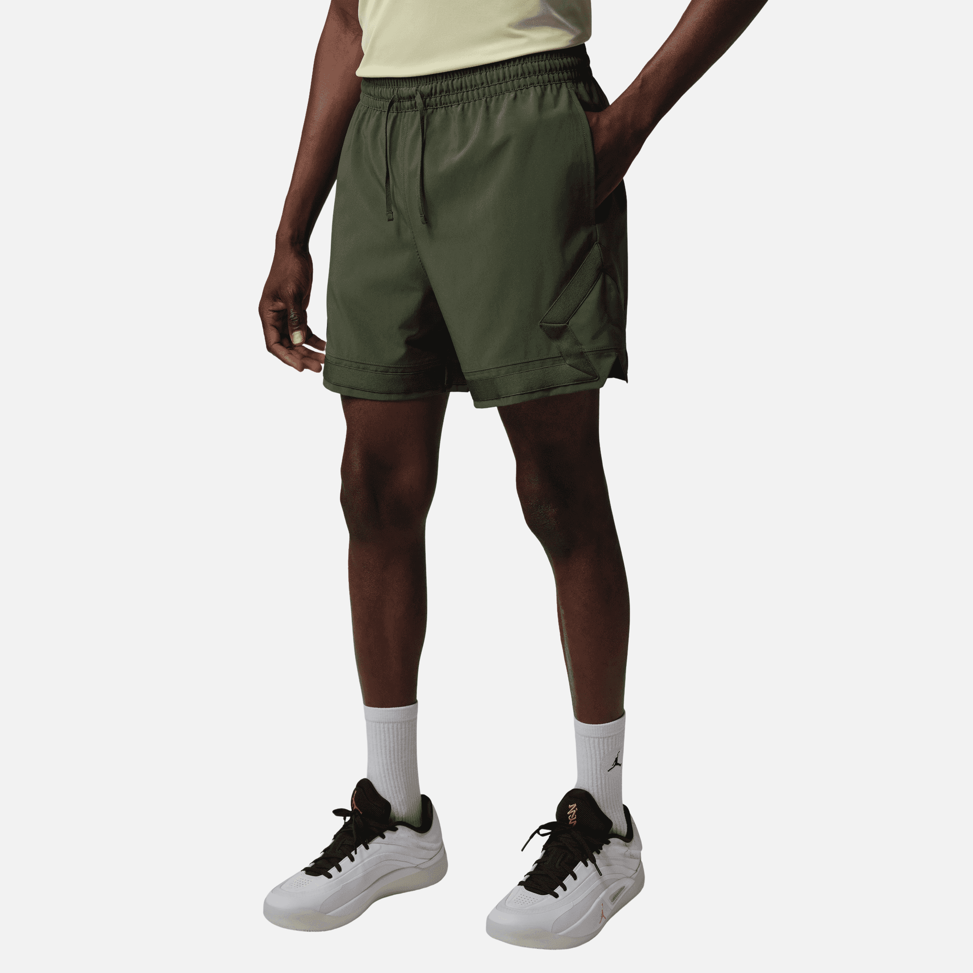 Air Jordan Sport Dri-FIT Cargo Green Woven Diamond Shorts