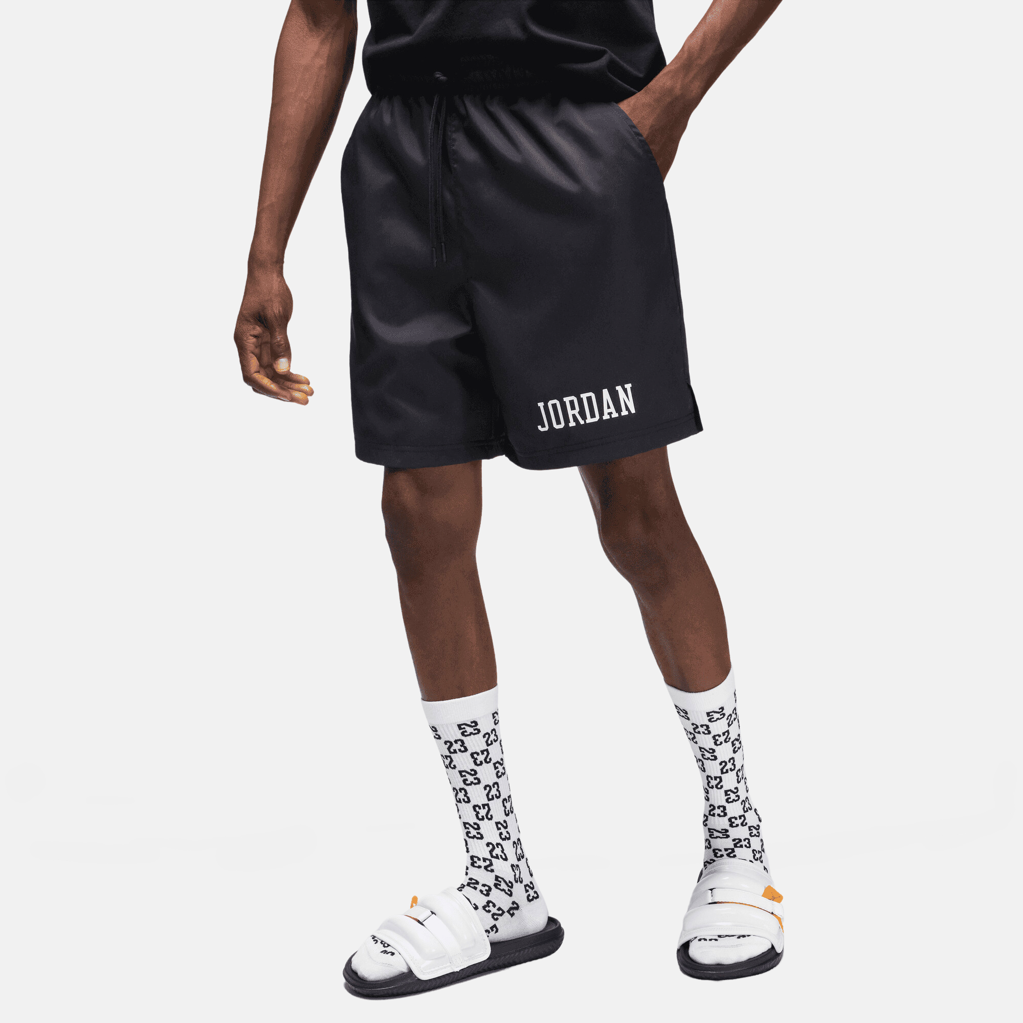 Air Jordan Essentials Black Poolside Shorts