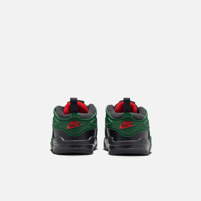 Air Jordan Kids' 4 RM Black Varsity Red Gorge Green (TD)