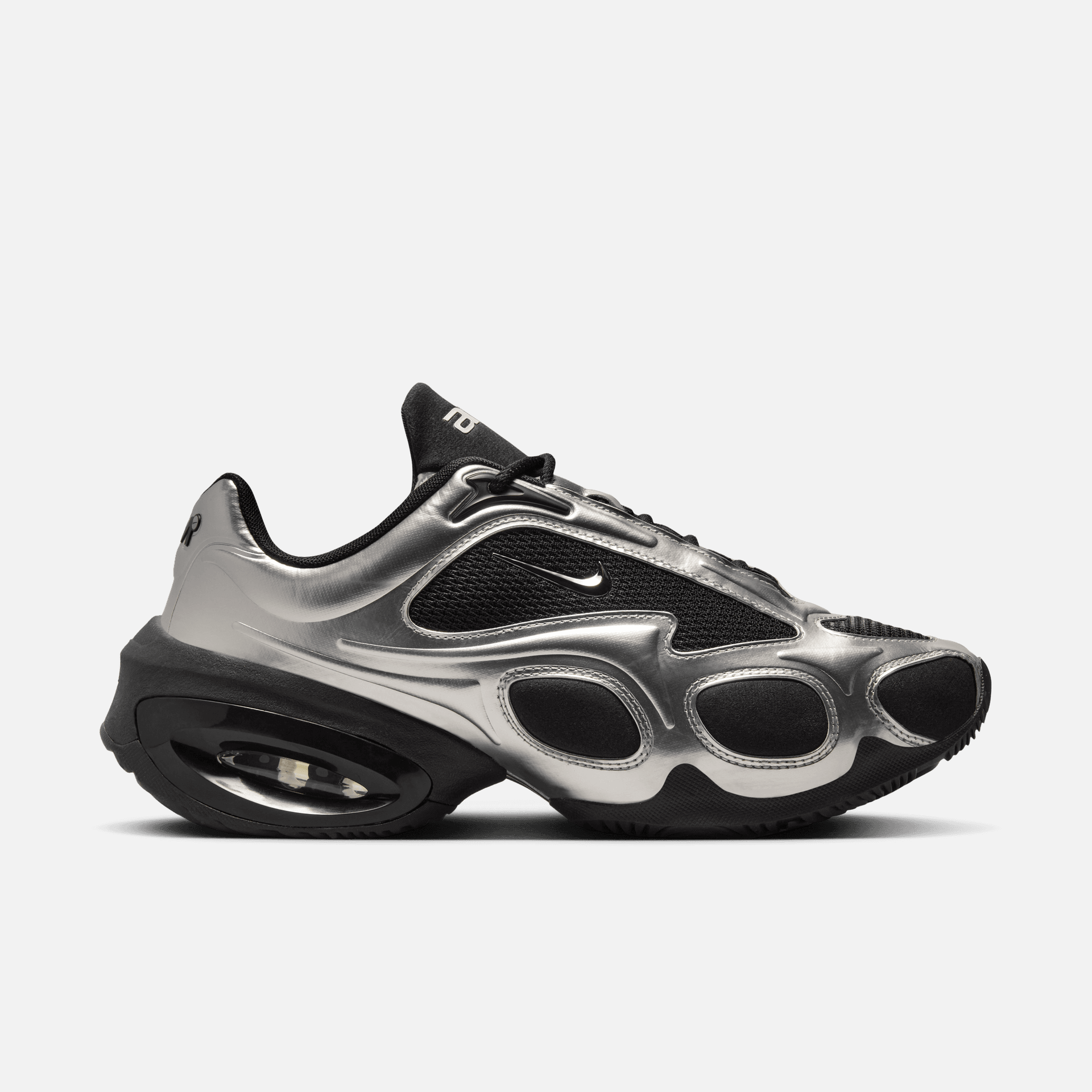 Nike Women's Air Max Muse Black Metallic Silver – Puffer Reds