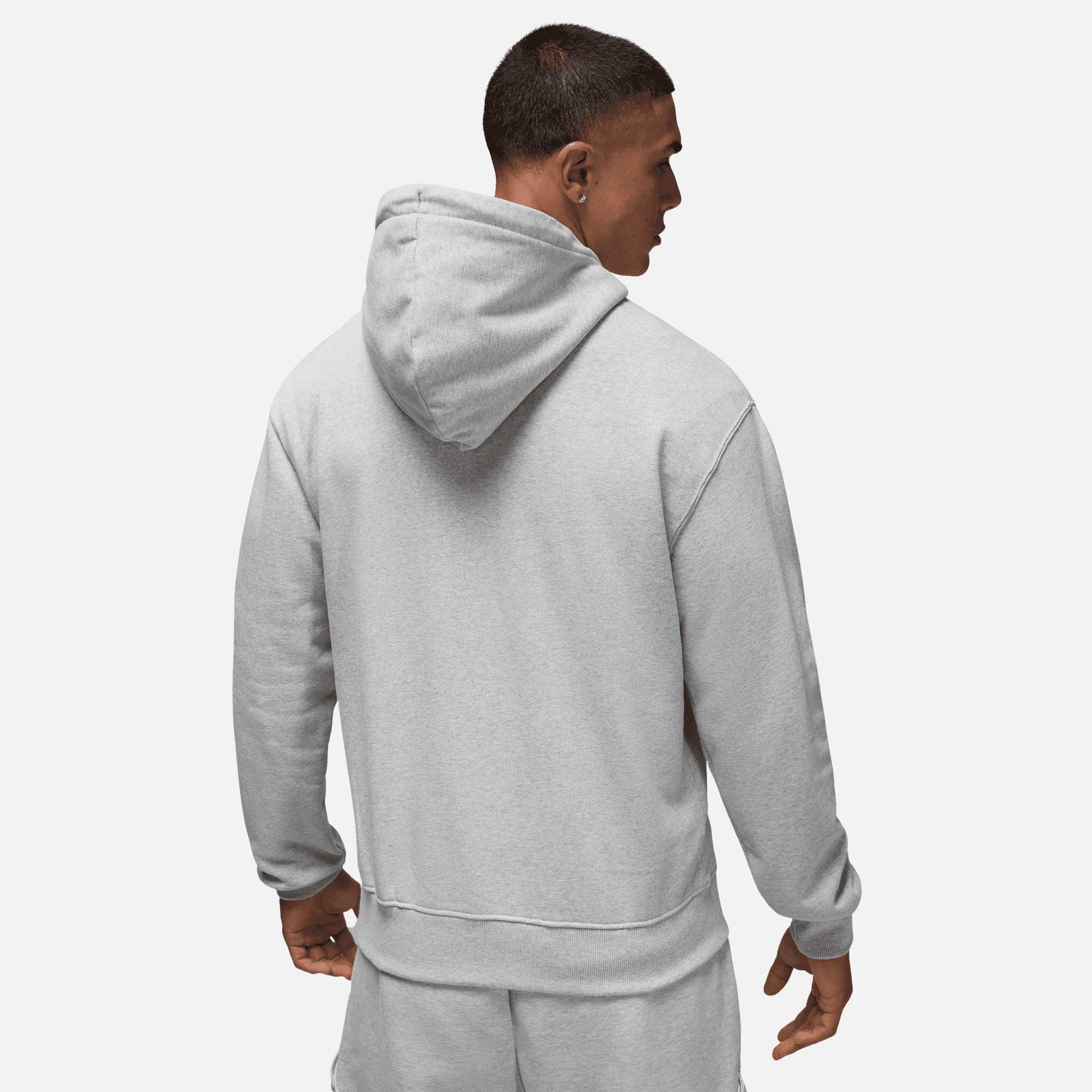 Air Jordan Flight Fleece Grey Pullover Hoodie