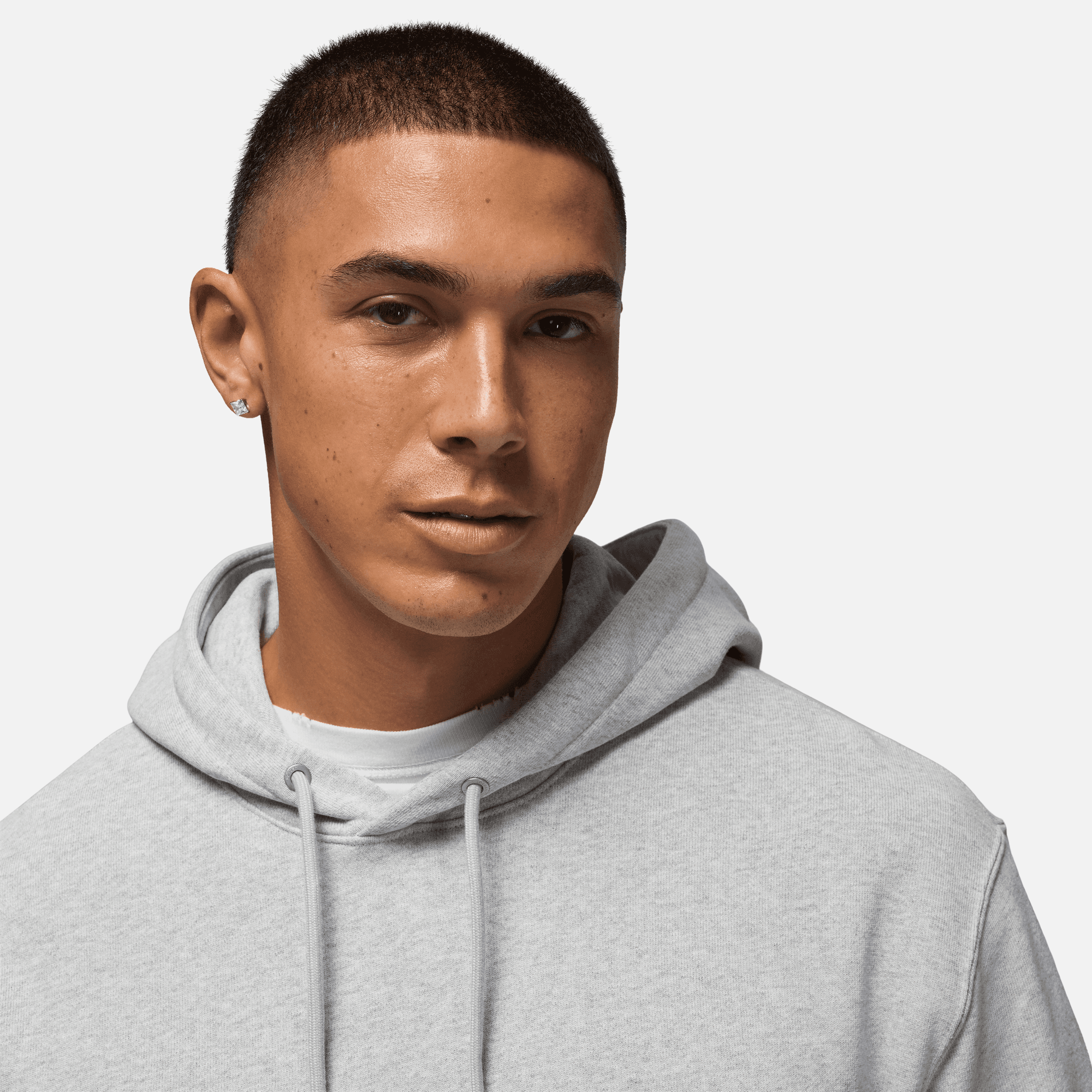 Air Jordan Flight Fleece Grey Pullover Hoodie