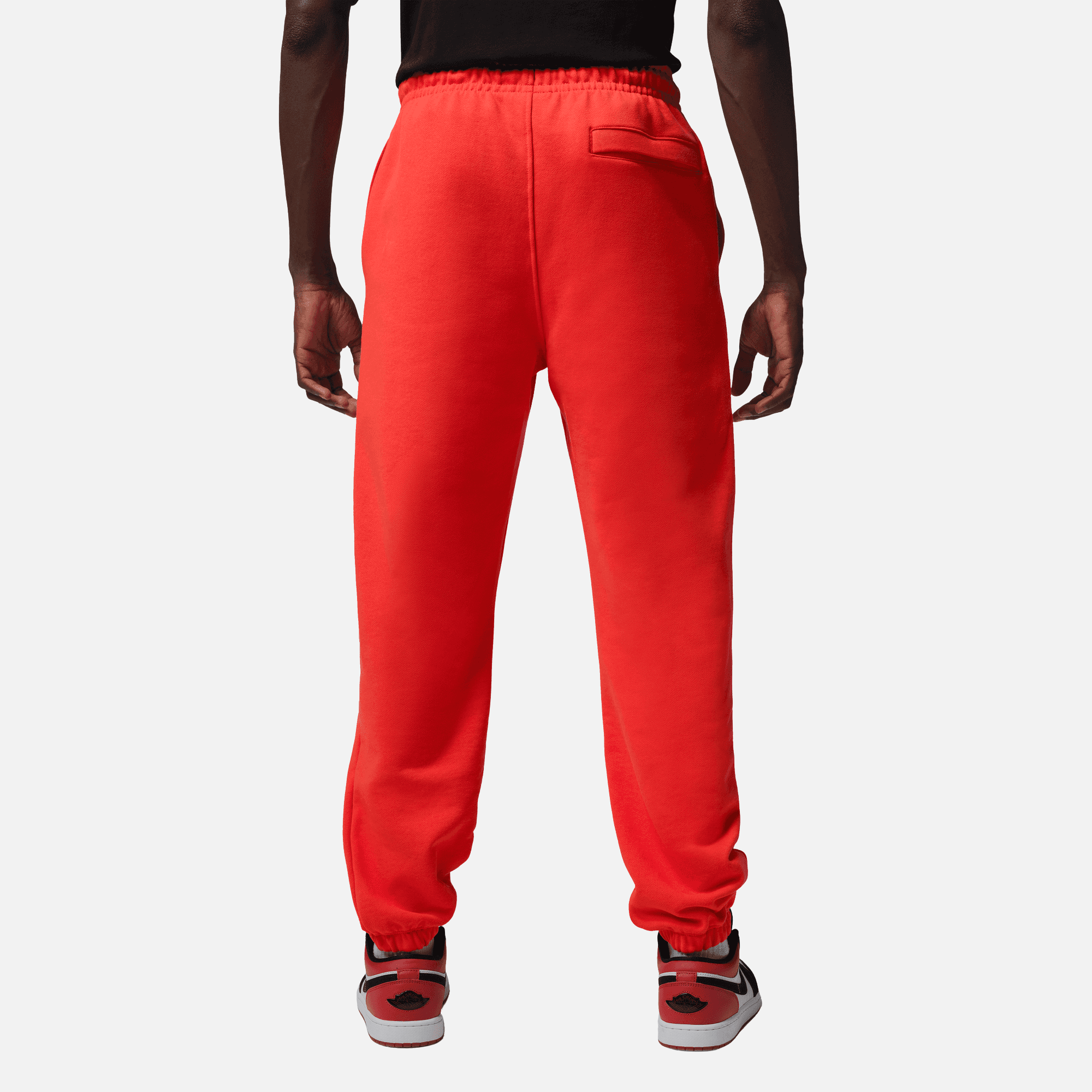 jordan red fleece pants