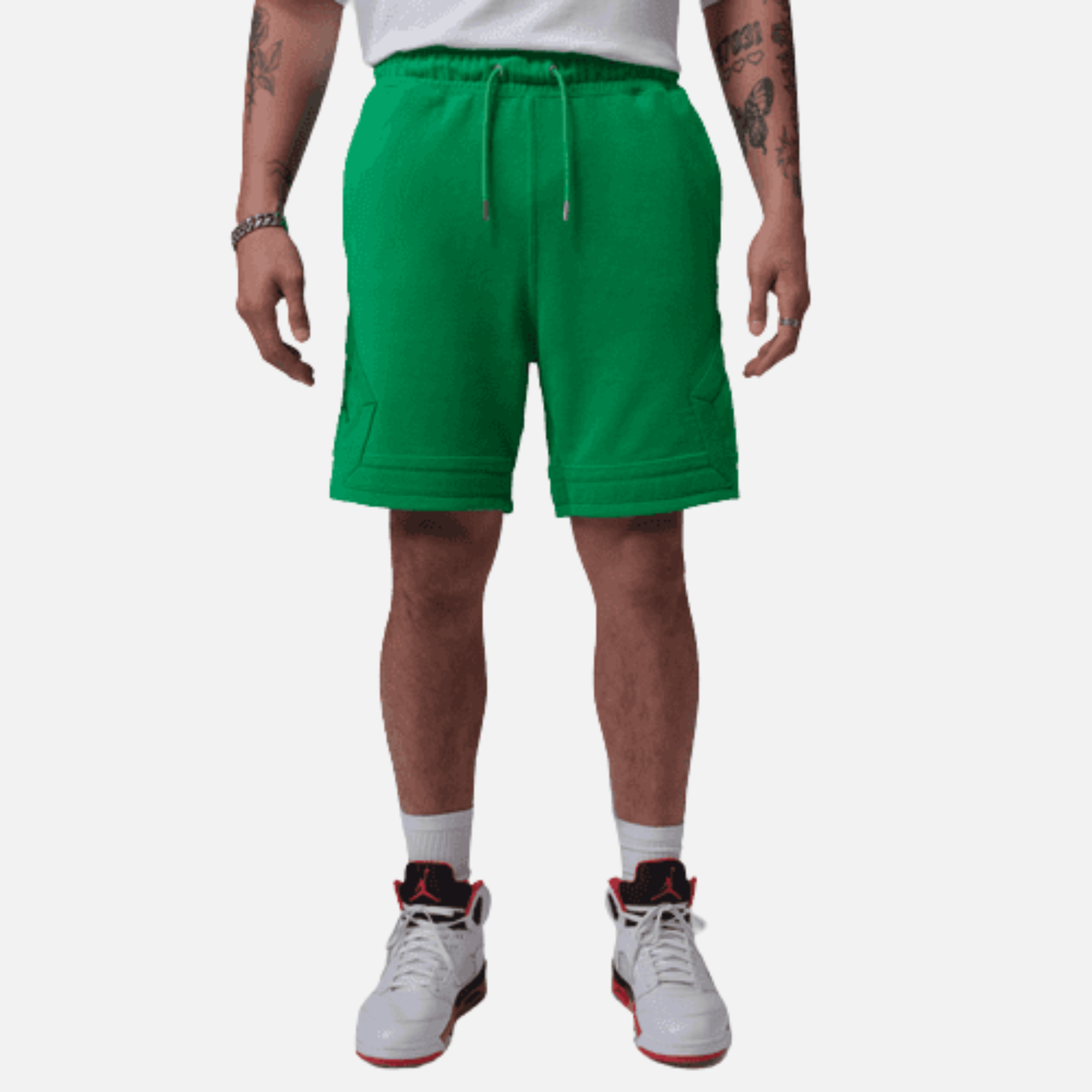 Air Jordan Flight Fleece Lucky Green Diamond Shorts