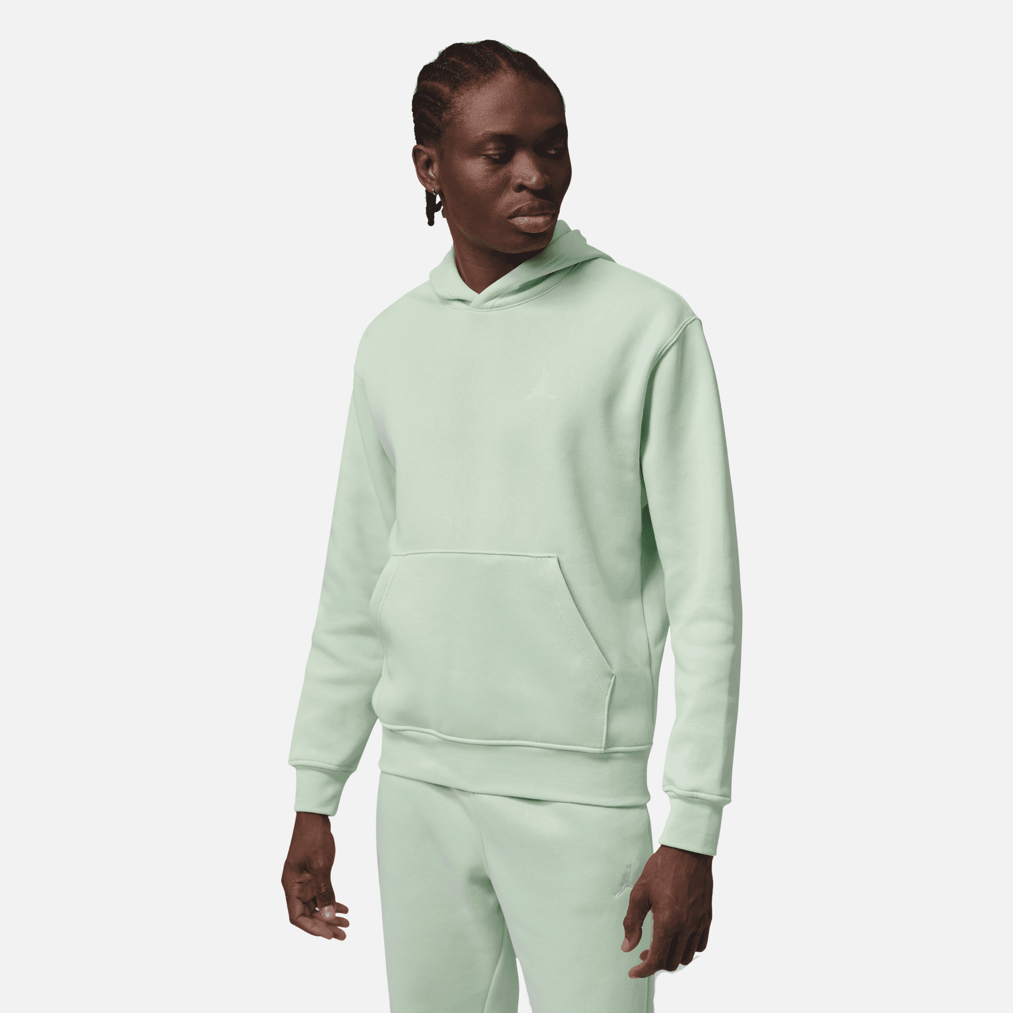 Air Jordan Brooklyn Fleece Pullover Green Hoodie