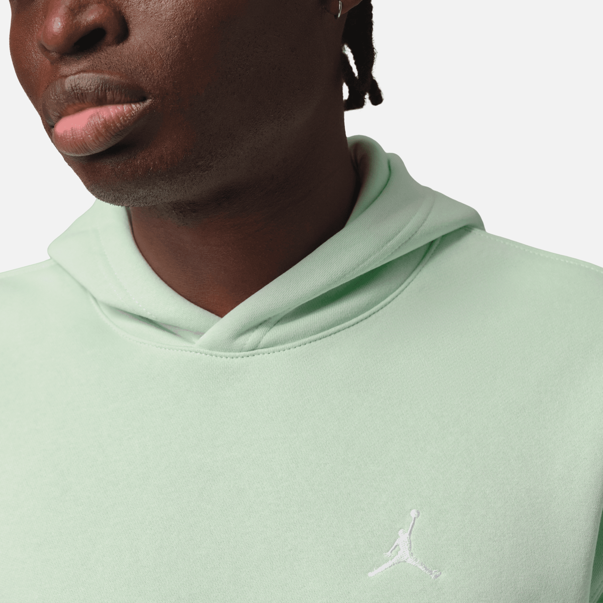 Air Jordan Brooklyn Fleece Pullover Green Hoodie