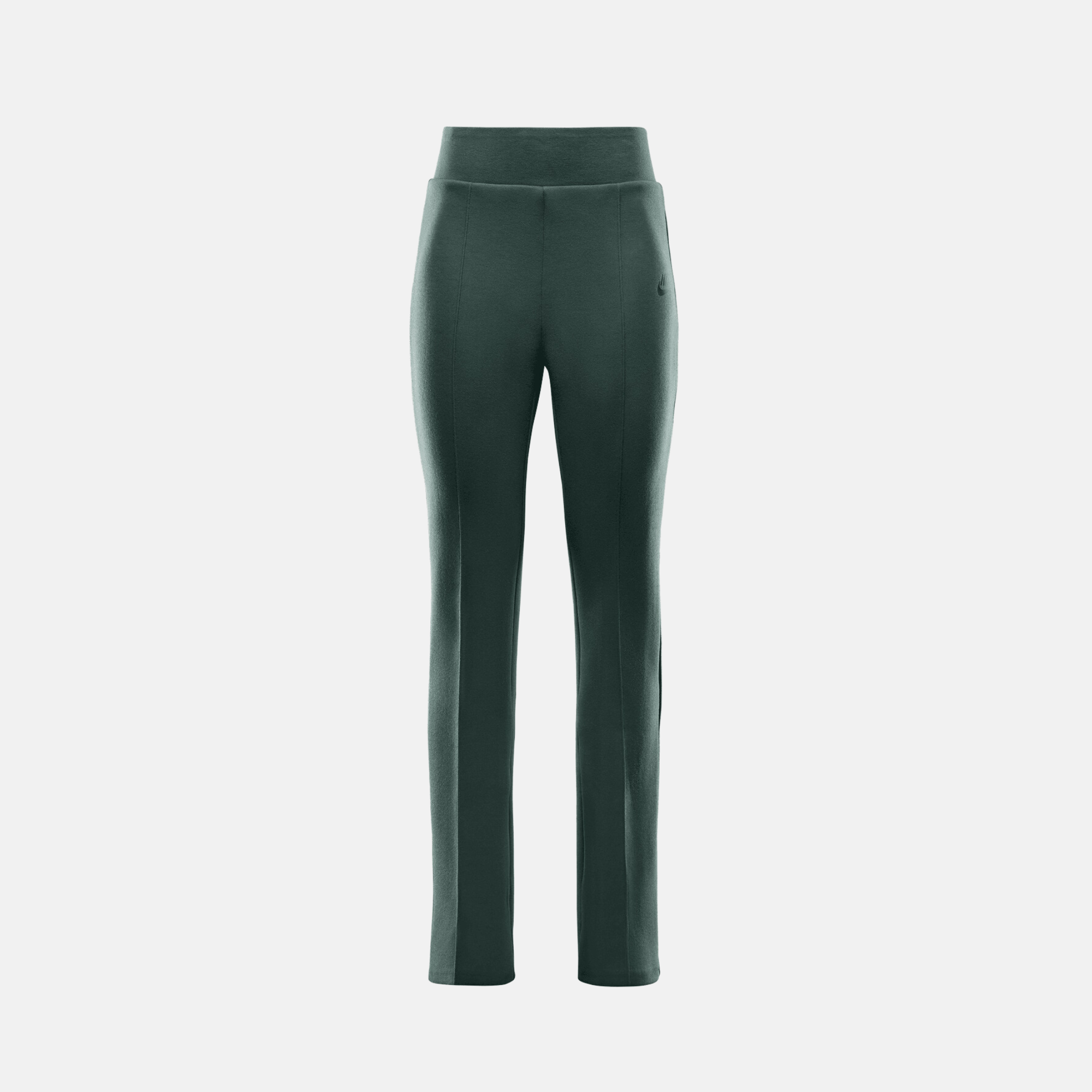 Nike Women's Sportswear Tech Fleece Green High Waisted Slim Pants