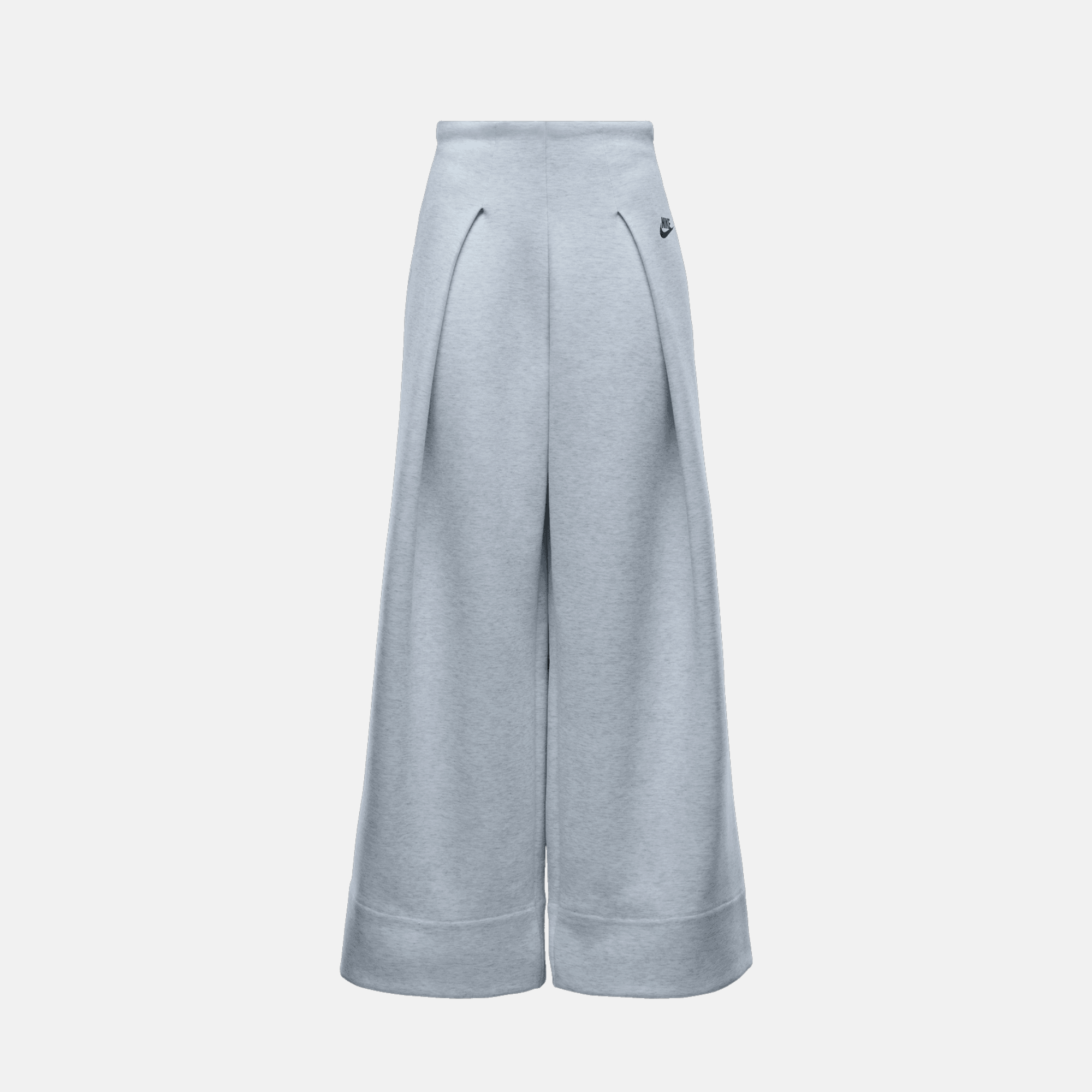 Nike Women's Sportswear Tech Fleece Grey High-Waisted Pleated Pants