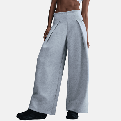 Nike Women's Sportswear Tech Fleece Grey High-Waisted Pleated Pants