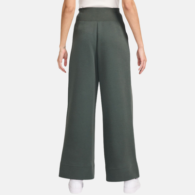 Nike Women's Sportswear Tech Fleece Green High-Waisted Pleated Pants