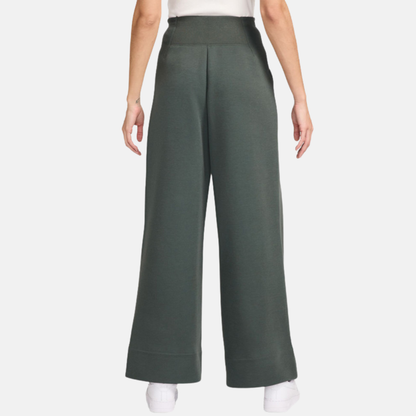 Nike Women's Sportswear Tech Fleece Green High-Waisted Pleated Pants