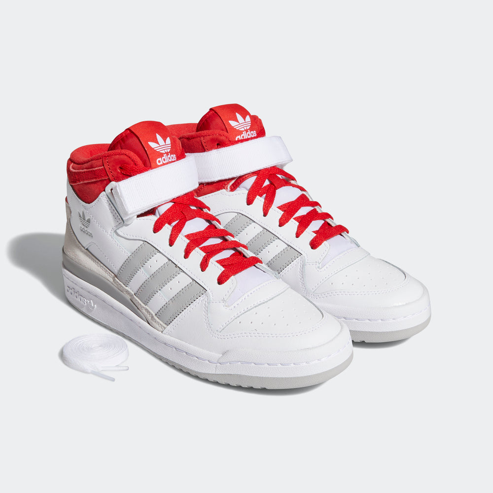 Adidas Forum Mid 'White Red'