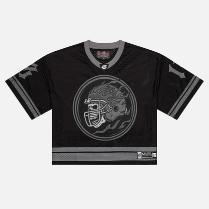 Godspeed First Down Black and Grey Jersey