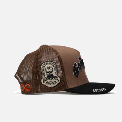 Godspeed Forever Black Taupe Snapback Hat