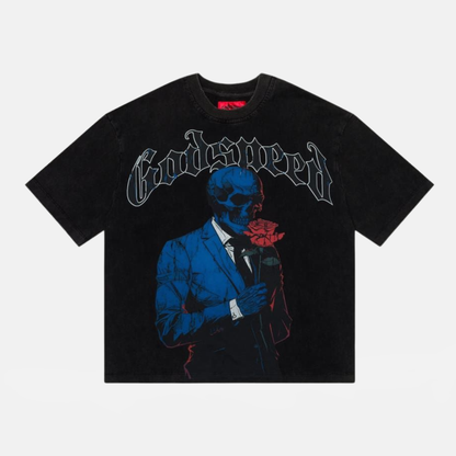 Godspeed Black Wash Smell The Roses T-Shirt