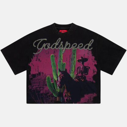 Godspeed Black Wash WestWorld T-Shirt