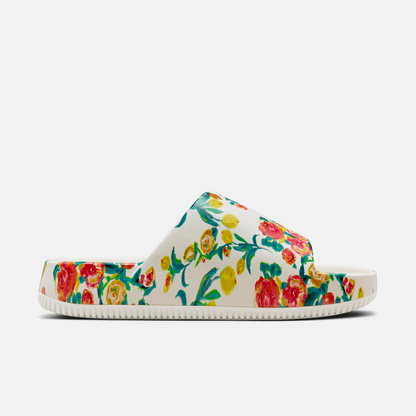 Nike Women's Calm Slide Floral Print – Puffer Reds
