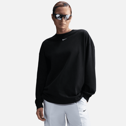 Nike Women's Sportswear Essential Oversized Black T-Shirt