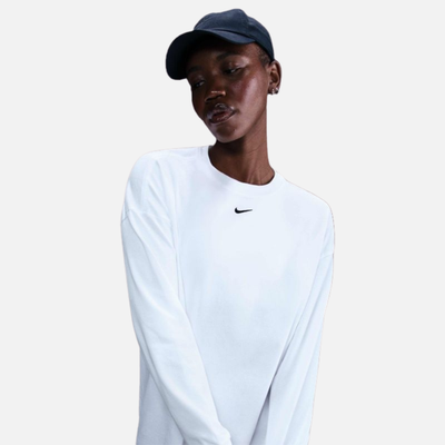 Nike Women's Sportswear Essential Oversized White T-Shirt