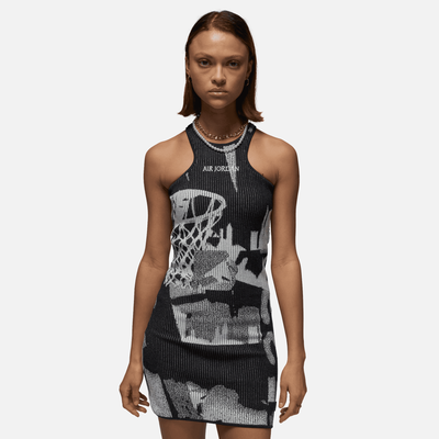 Air Jordan Women's Sail Knit Graphic Dress